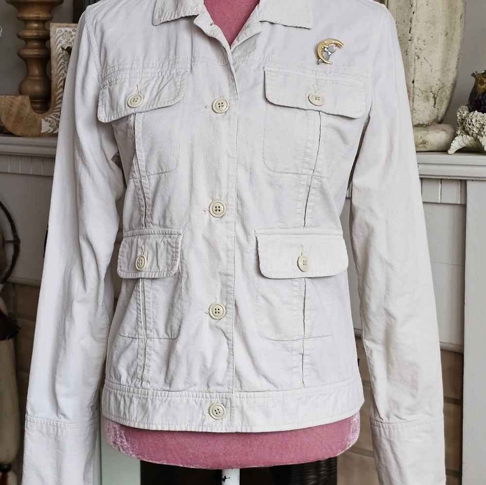 Rare Vintage Ralph Lauren Polo Jeans Co Corduroy Utility Jacket. - Picture 3 of 16